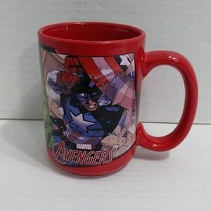 Marvel Avengers (Iron Man,Hulk & Captain America) Red Coffee Mug/Cup